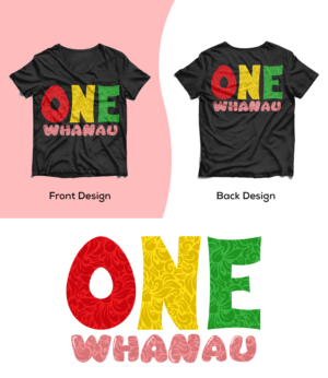 T-shirt Design by Techvolte for One Whanau  | Design: #27410322