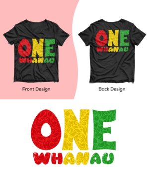 T-shirt Design by Techvolte for One Whanau  | Design: #27410324