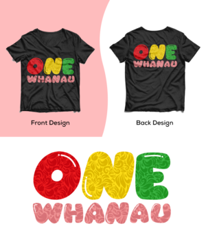 T-shirt Design by Techvolte for One Whanau  | Design: #27410325