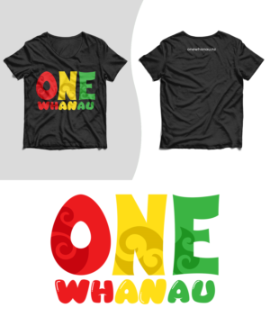 T-shirt Design by Techvolte for One Whanau  | Design: #27424285