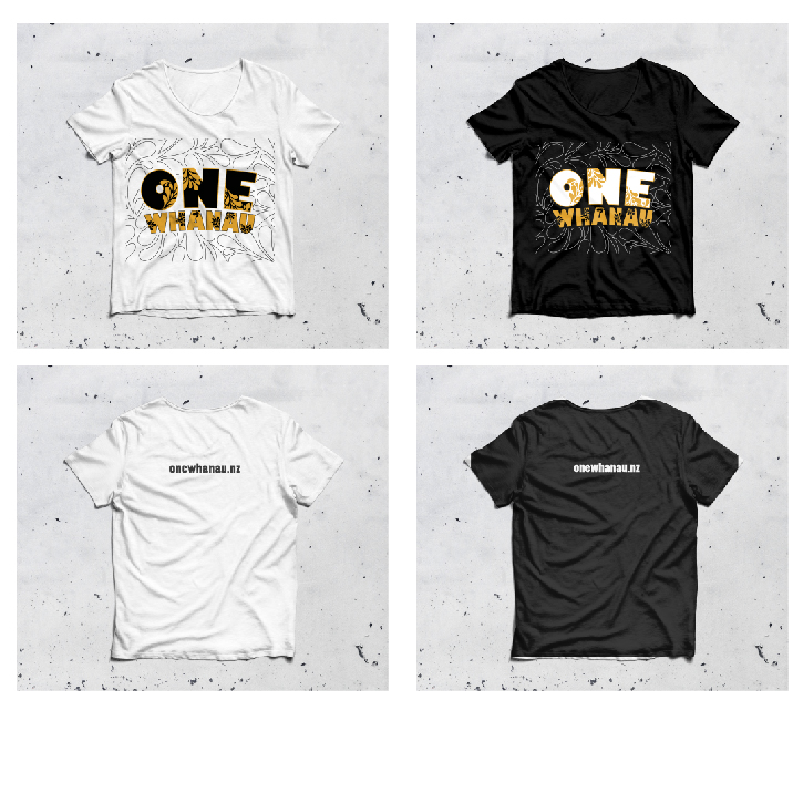 T-shirt Design by alghebr for One Whanau  | Design #27413402