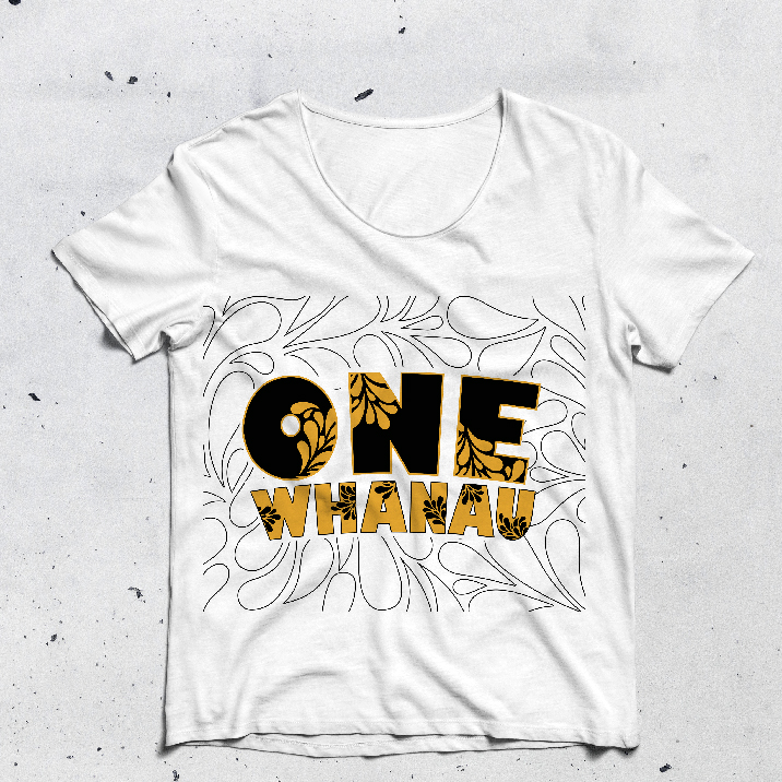 T-shirt Design by alghebr for One Whanau  | Design #27413576