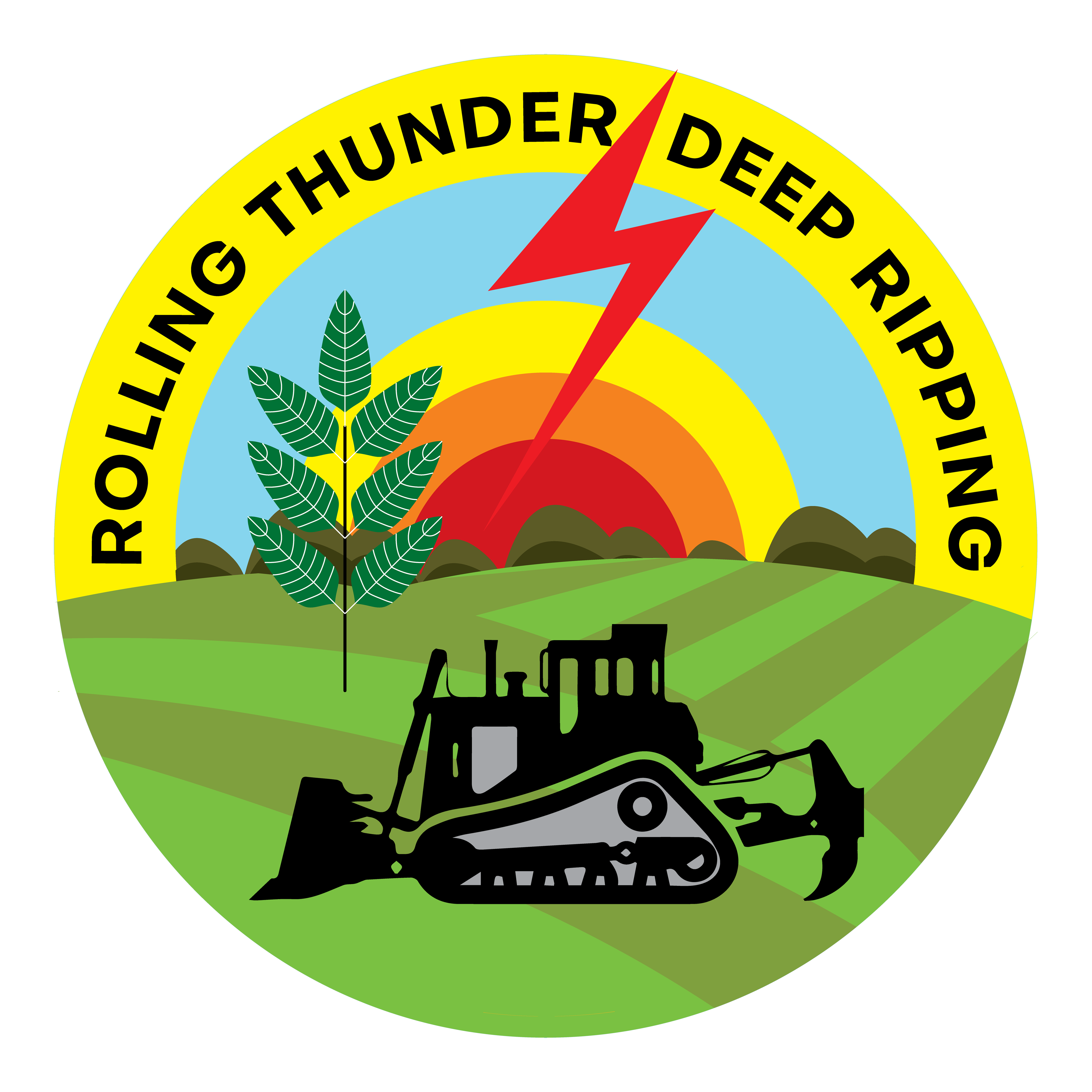 Logo Design by GreenLeaf2010 for Rolling Thunder Deep ripping | Design #27432374