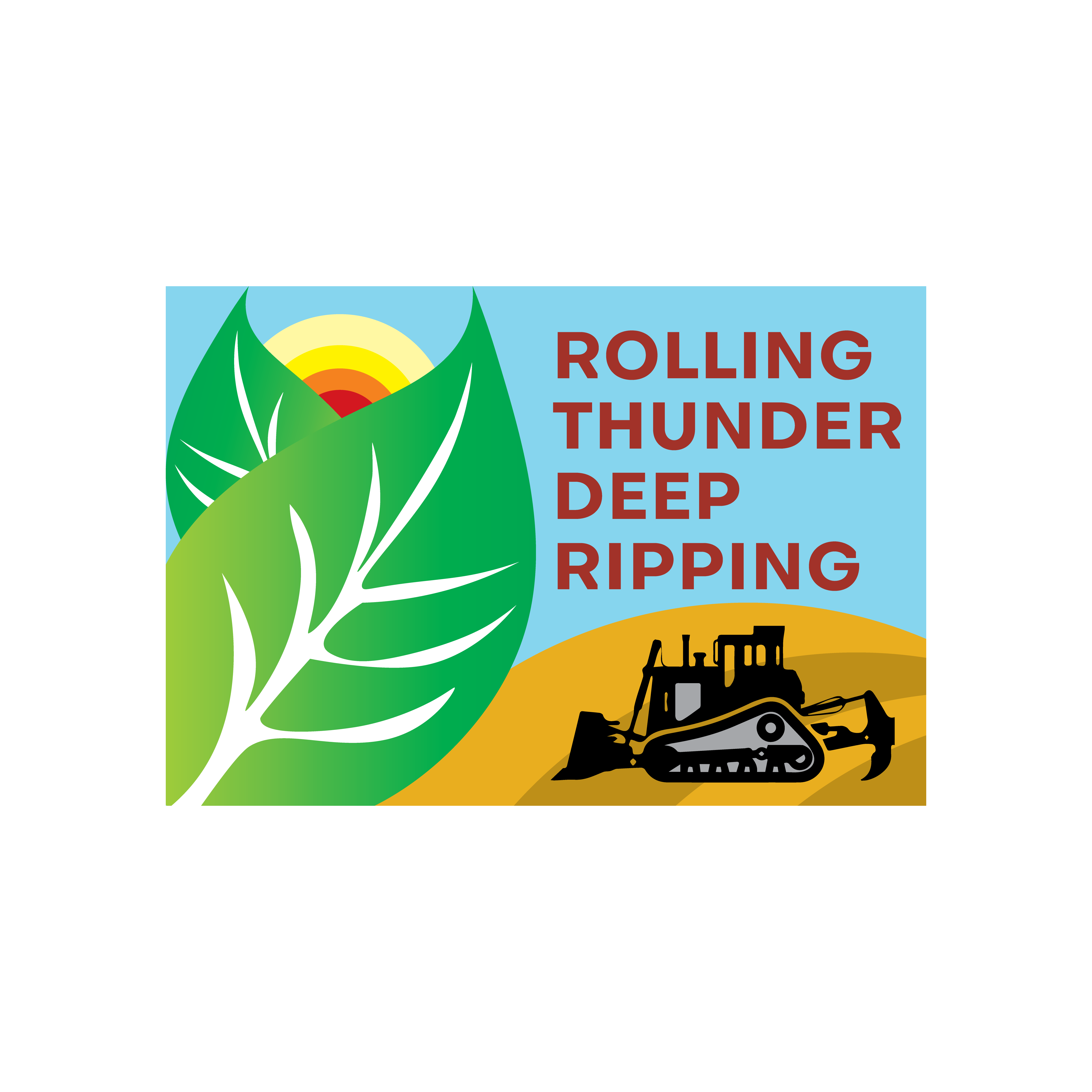 Logo Design by GreenLeaf2010 for Rolling Thunder Deep ripping | Design #27432525