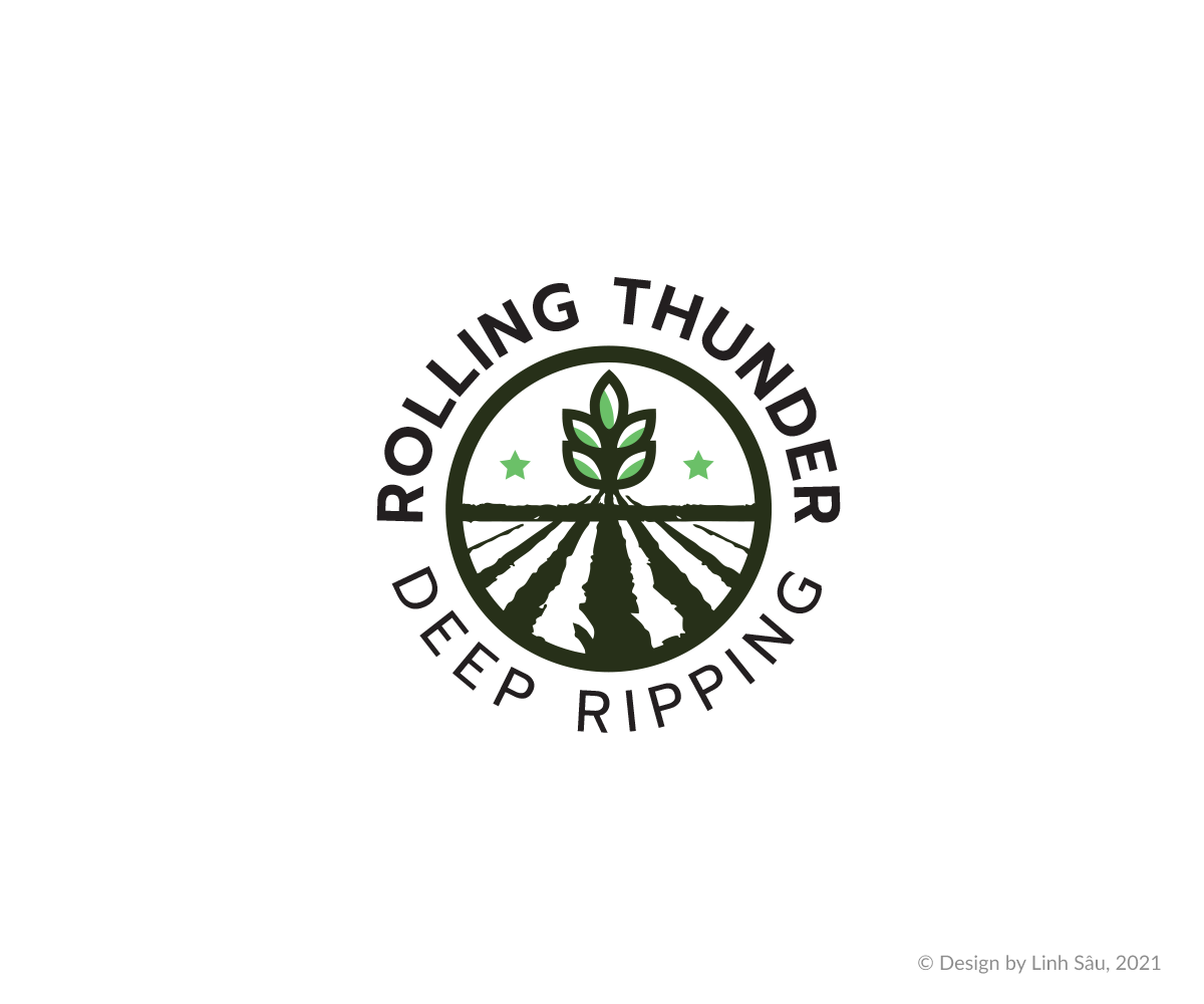 Logo Design by linhsau for Rolling Thunder Deep ripping | Design #27433406