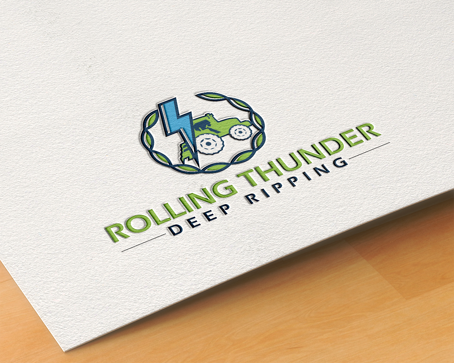 Logo Design by Deziners Zone for Rolling Thunder Deep ripping | Design #27401430