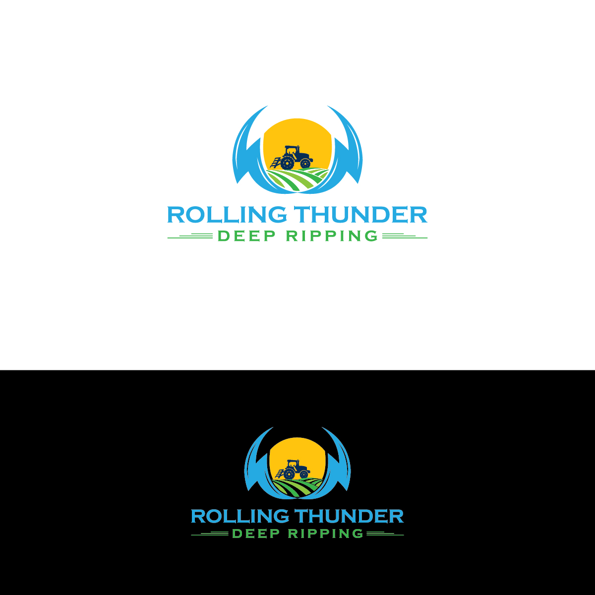 Logo Design by Deziners Zone for Rolling Thunder Deep ripping | Design #27401432