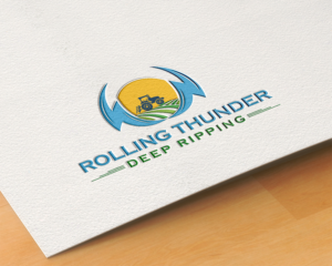 Logo Design by Deziners Zone for Rolling Thunder Deep ripping | Design: #27401436