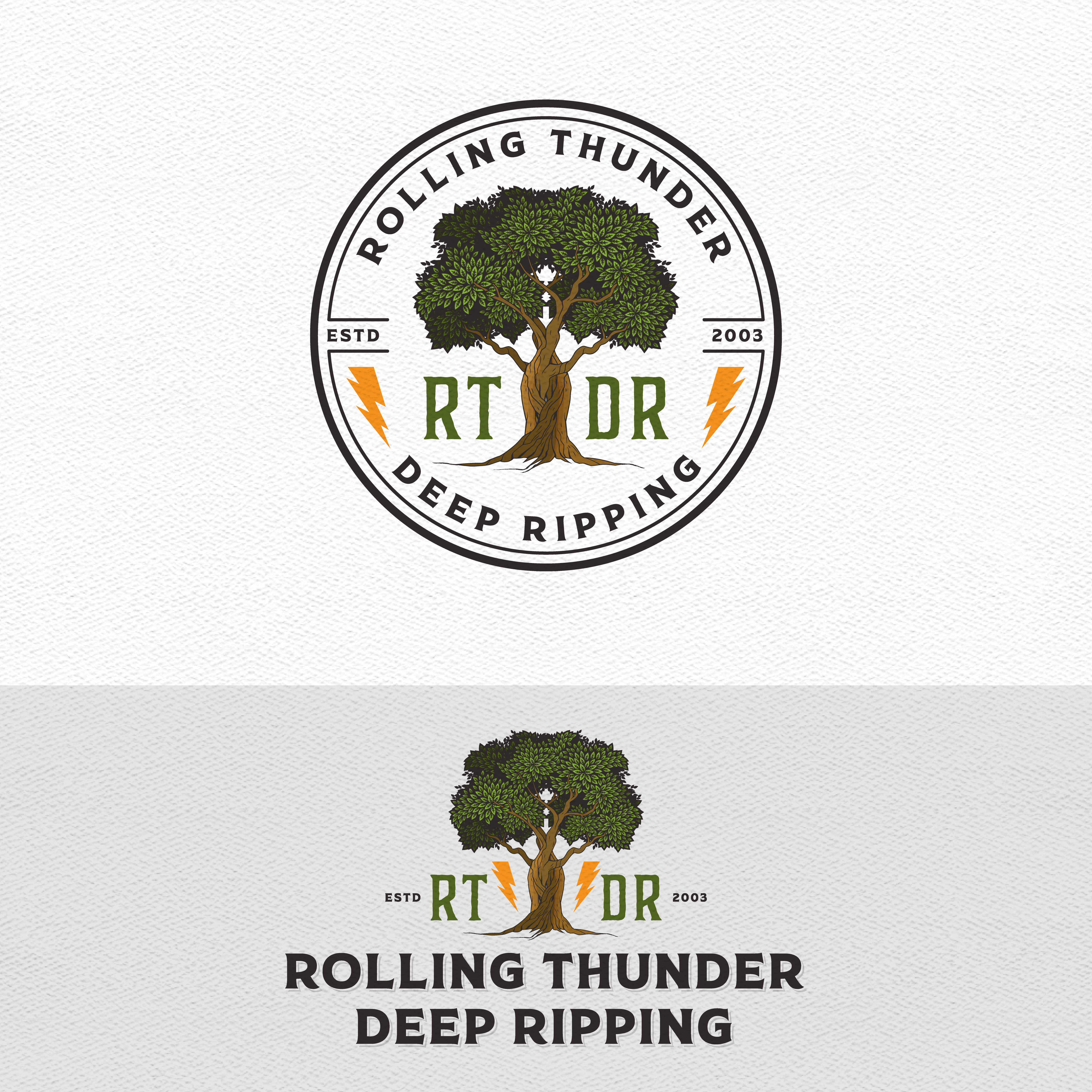 Logo Design by 99ideally for Rolling Thunder Deep ripping | Design #27424176