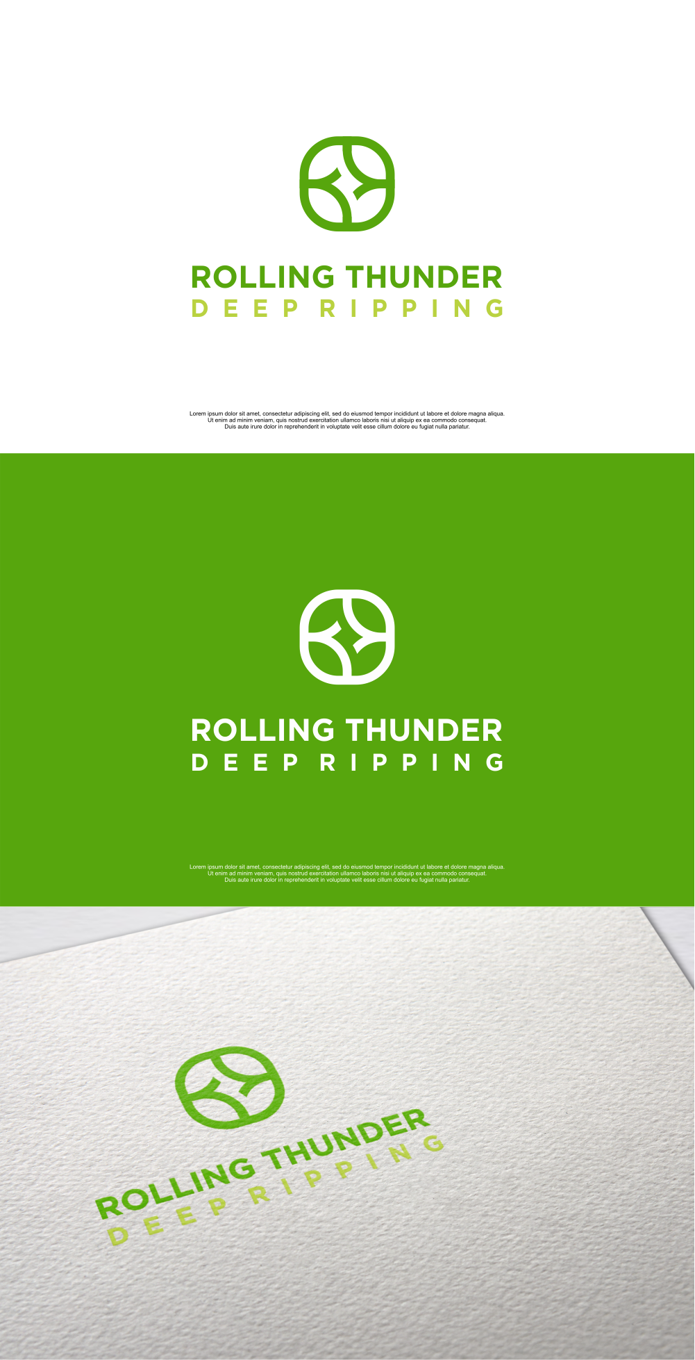 Logo Design by MASH Std for Rolling Thunder Deep ripping | Design #27403631