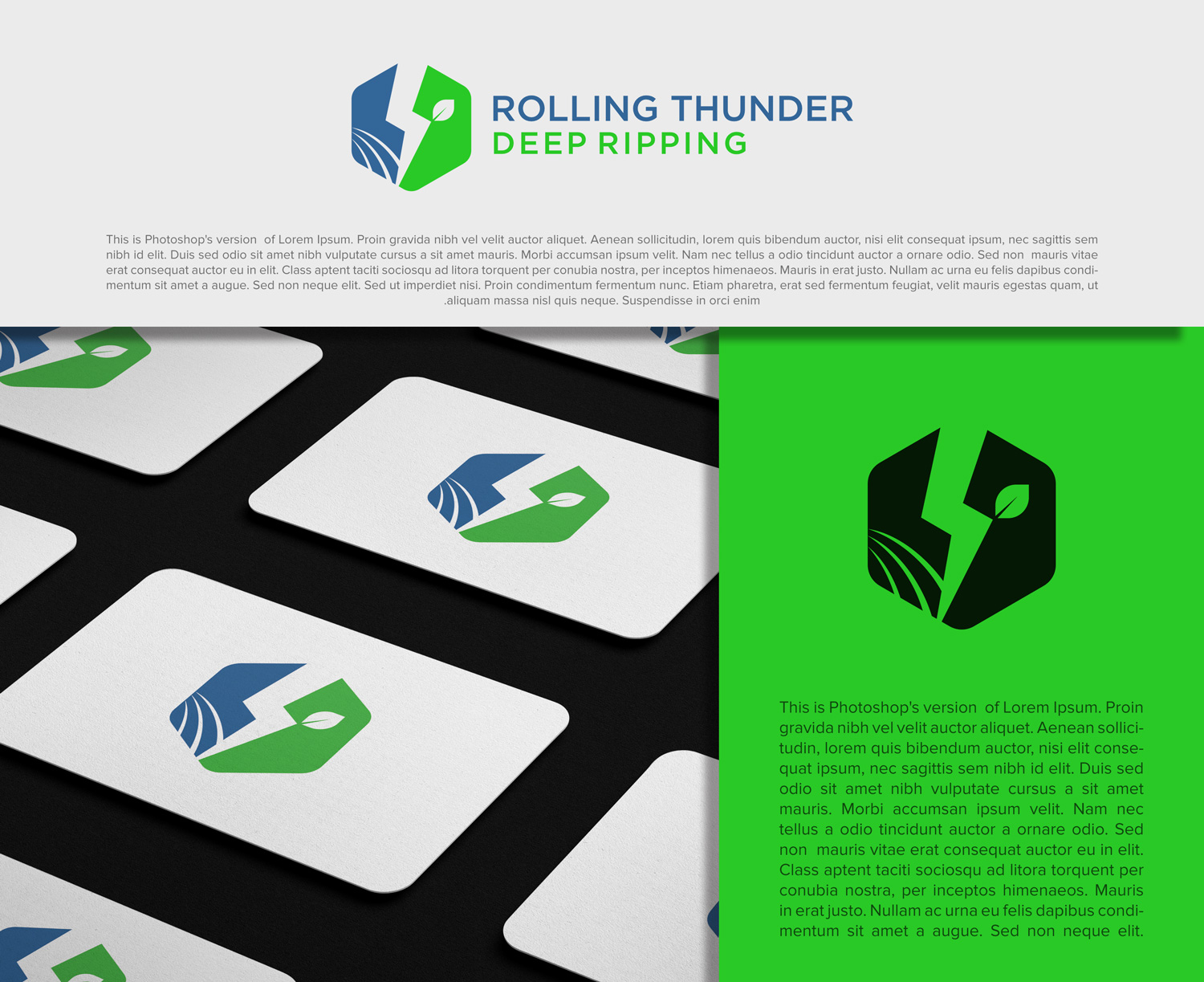 Logo Design by Indra Putra for Rolling Thunder Deep ripping | Design #27413814