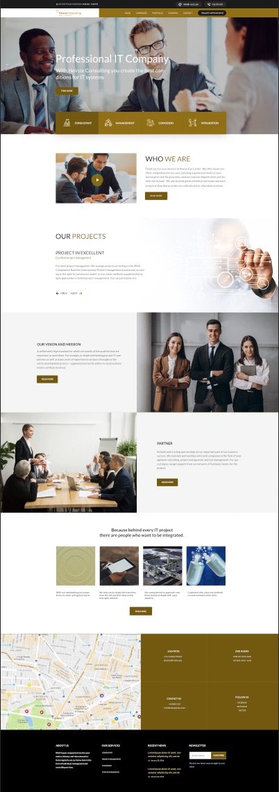 Web Design by Lauren for Heinze Consulting GmbH | Design #27413709
