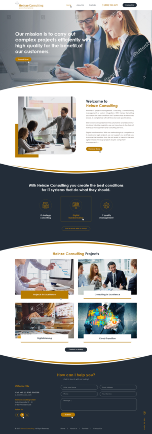 IT Management and Consulting company wants a design | Web Design by Ved Web Services