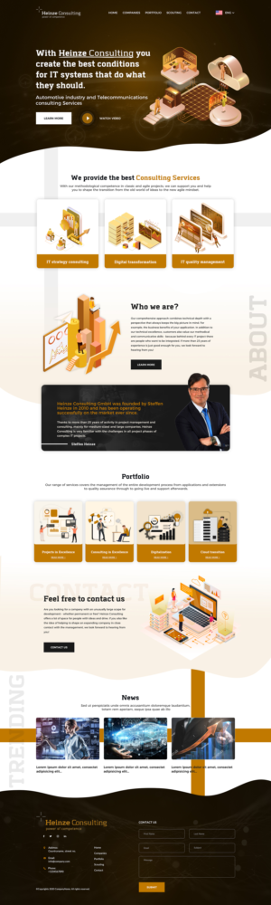 IT Management and Consulting company wants a design