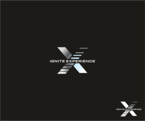 Ignite Experience (with an X incorporated in the background). Chrome, gaming effect, cool dynamic. | Logo Design by Logocraft