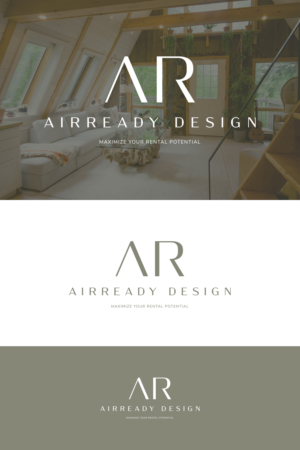 Business Title: AirReady Design, Tagline: Interior design to maximize your rental potential | Logo Design by Modeform
