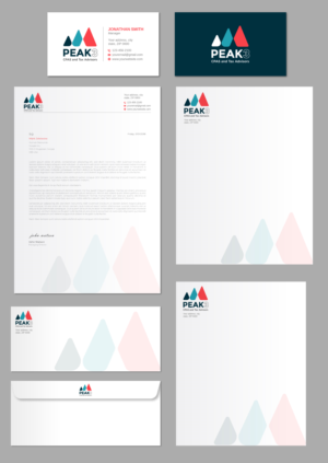 Stationery Design by Pictorial for Hunt Consulting PC | Design #27405542