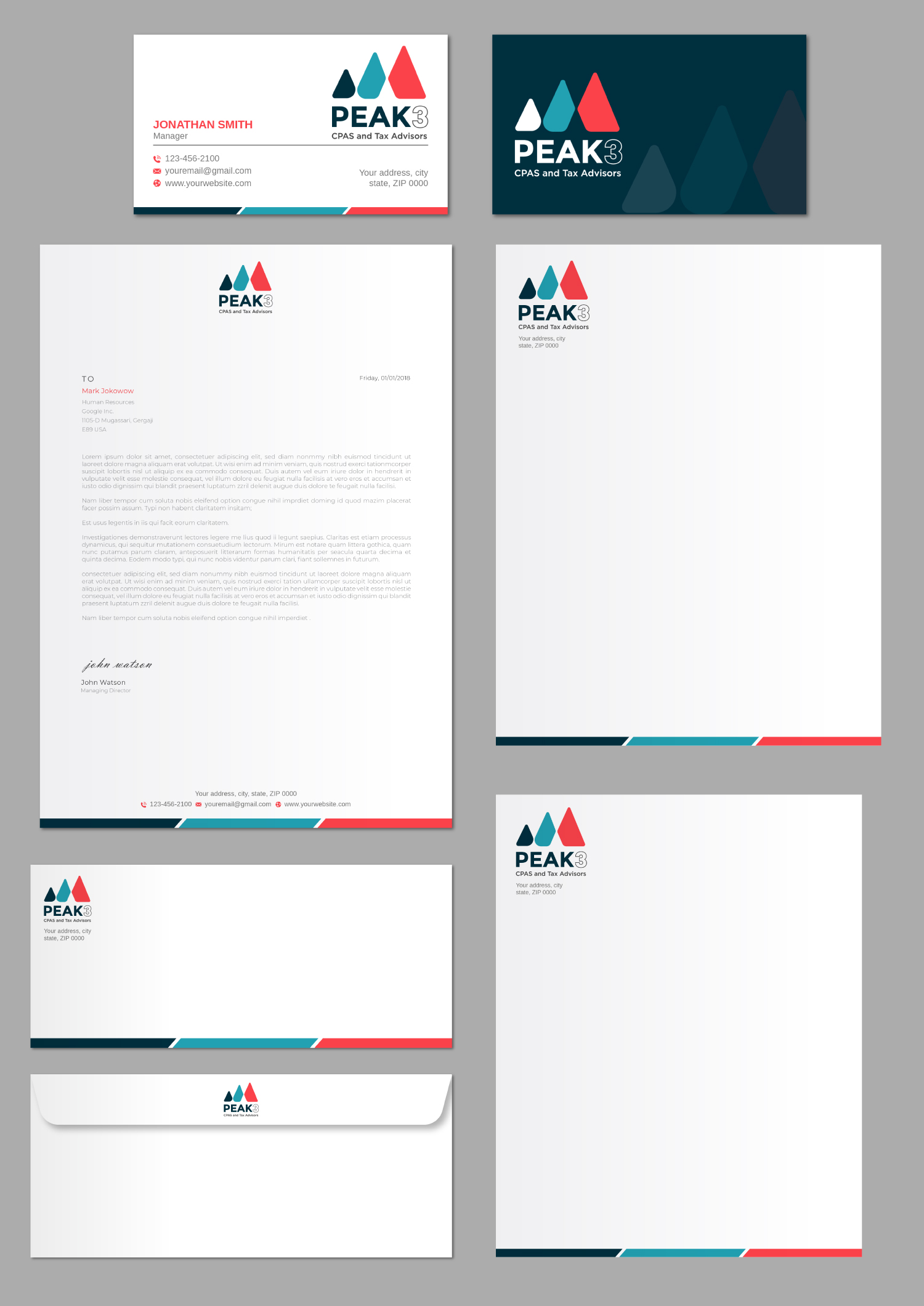 Design de Papeterie par LAXMI DESIGNHUB pour Hunt Consulting PC | Design #27405646