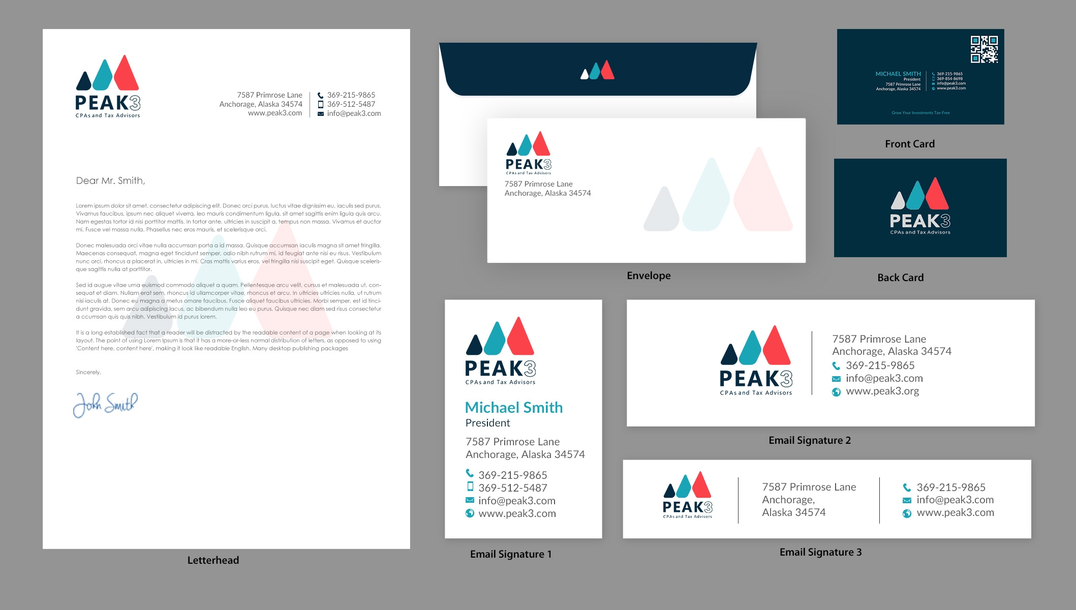 Diseño de Papelería por chandrayaan.creative para Hunt Consulting PC | Diseño #27481915