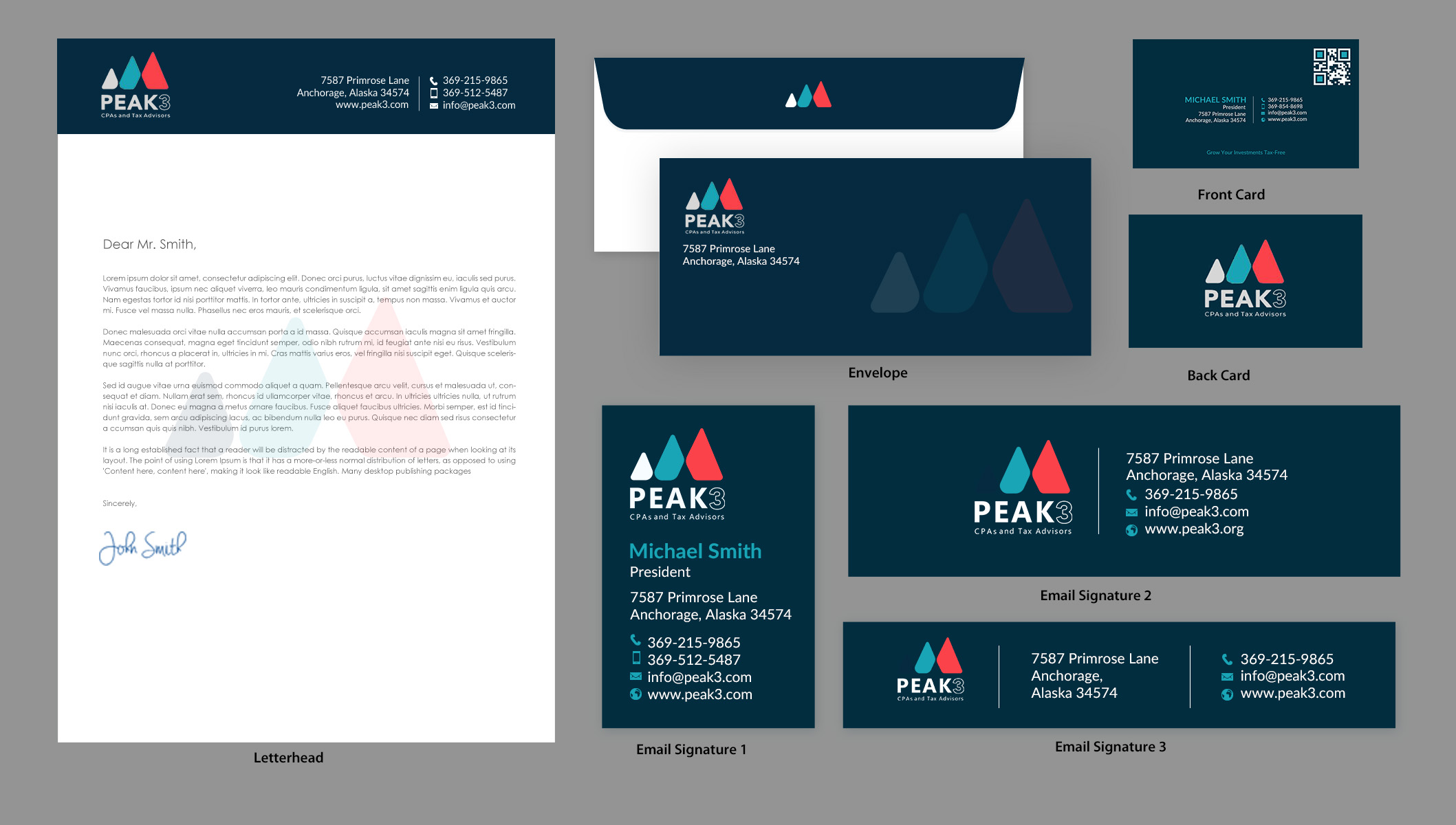 Diseño de Papelería por chandrayaan.creative para Hunt Consulting PC | Diseño #27481918