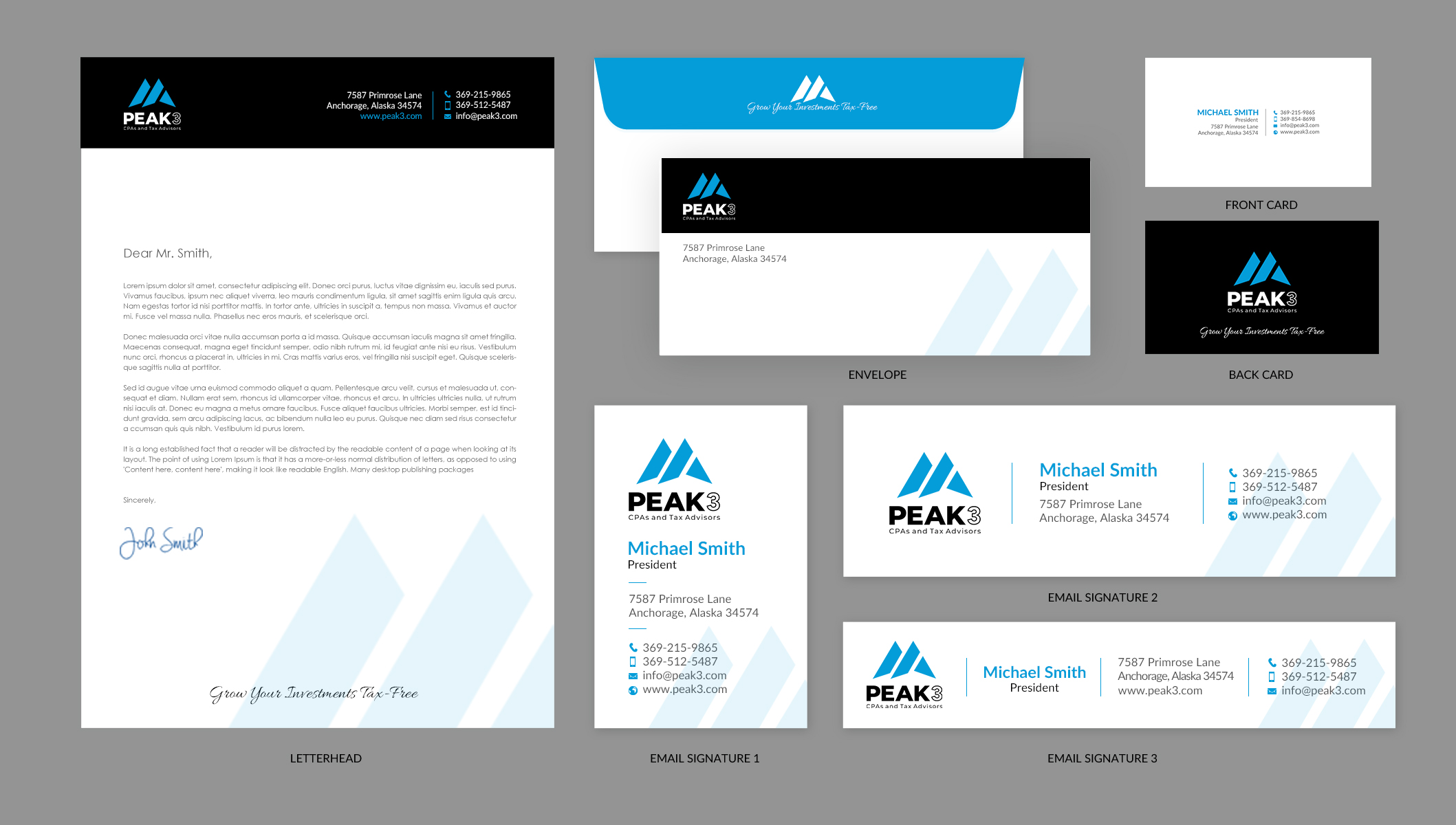 Stationery Design by chandrayaan.creative for Hunt Consulting PC | Design #27495425