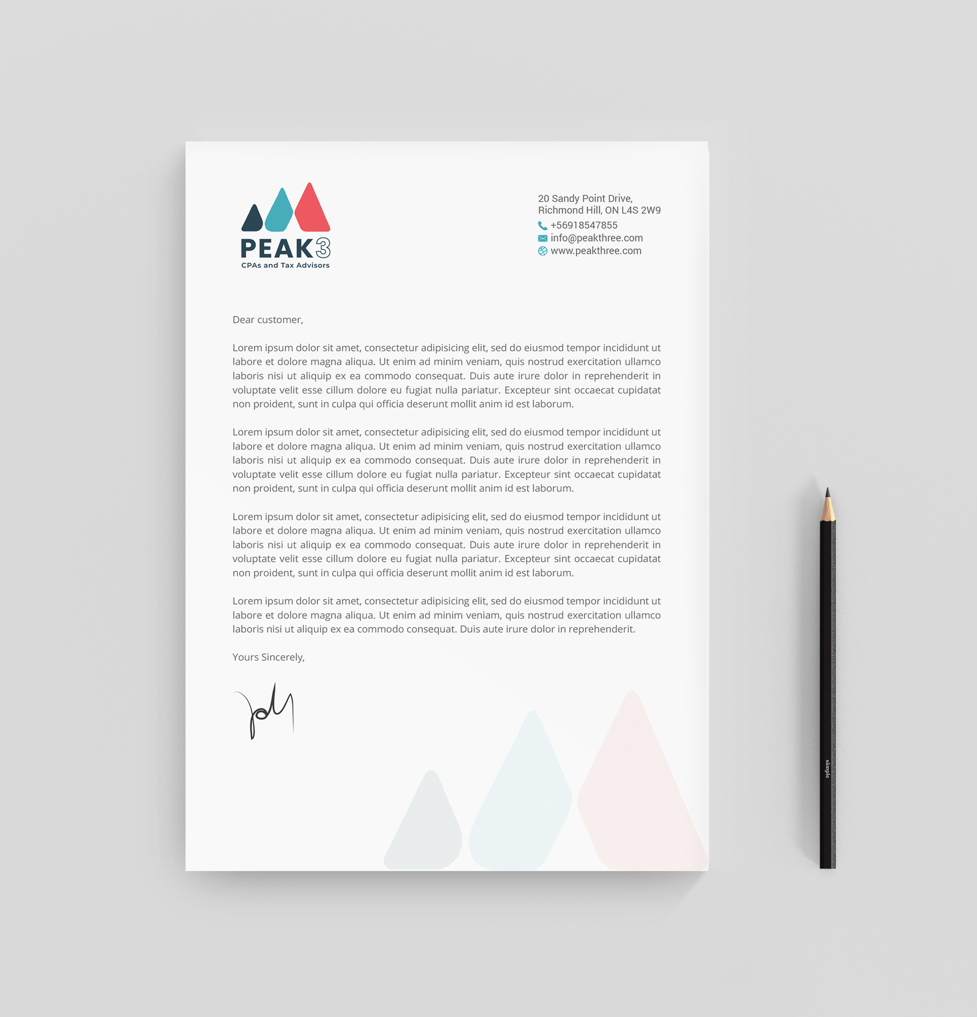Stationery Design by R.design for Hunt Consulting PC | Design #27403669