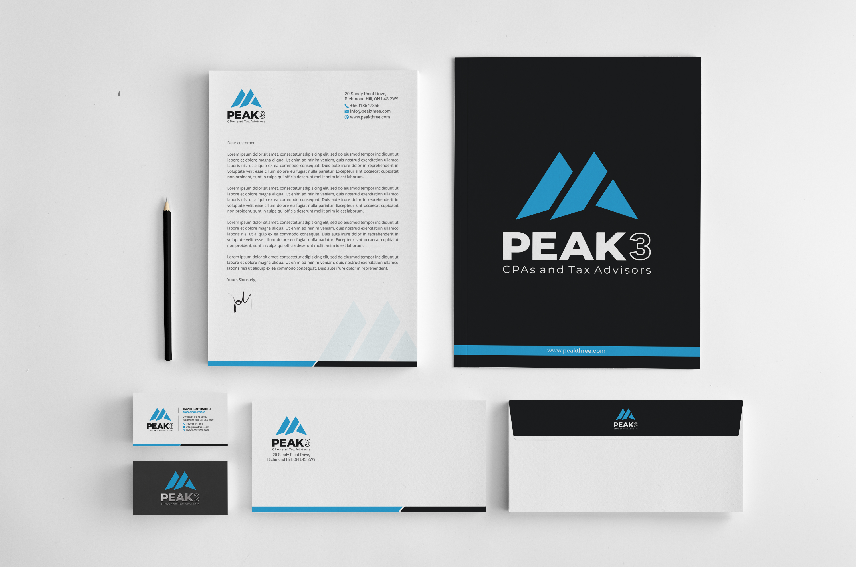 Stationery Design by R.design for Hunt Consulting PC | Design #27492176