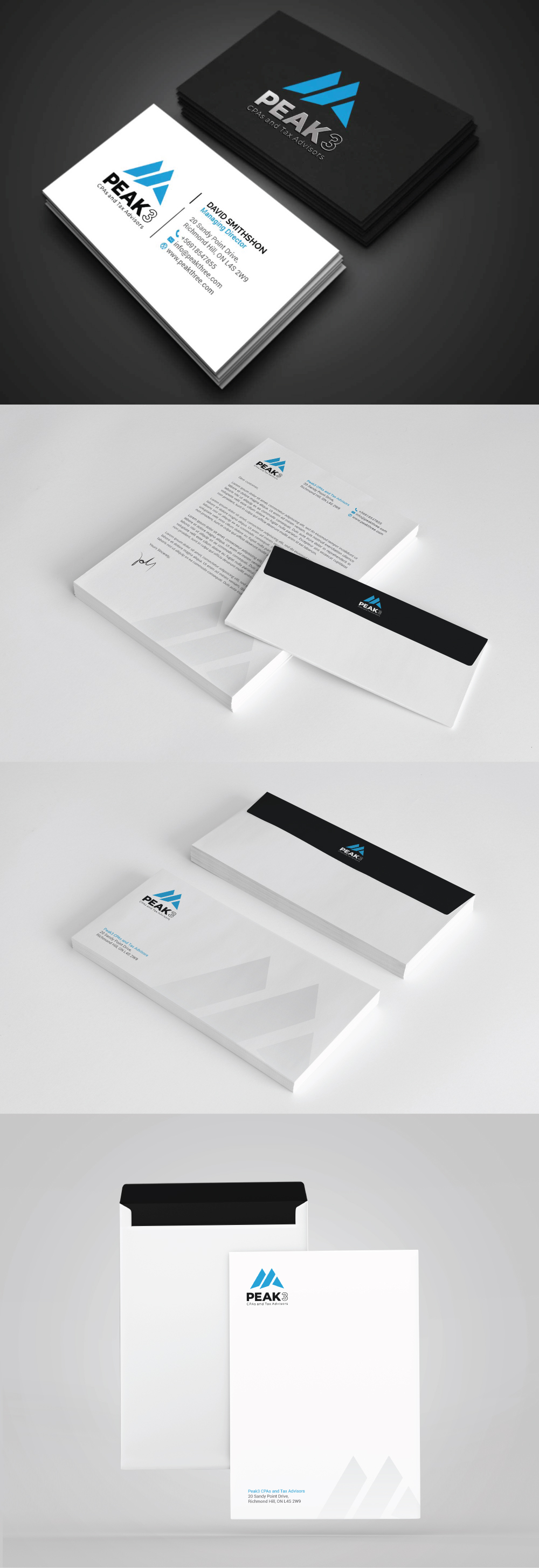 Stationery Design by R.design for Hunt Consulting PC | Design #27497225