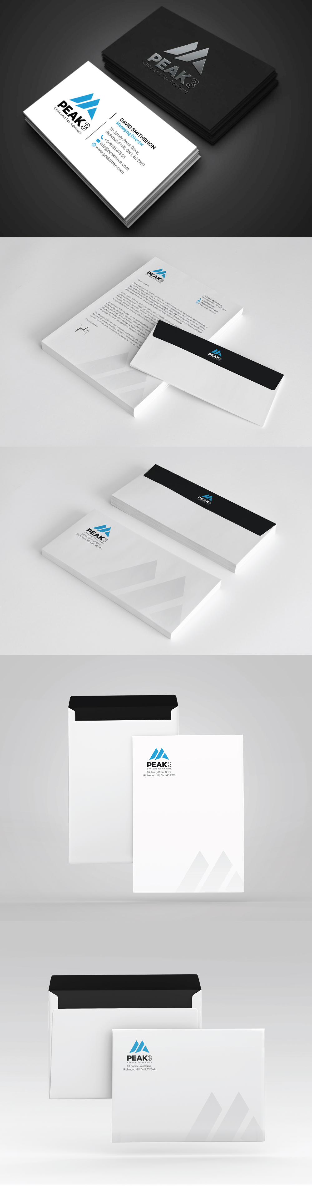 Stationery Design by R.design for Hunt Consulting PC | Design #27499049