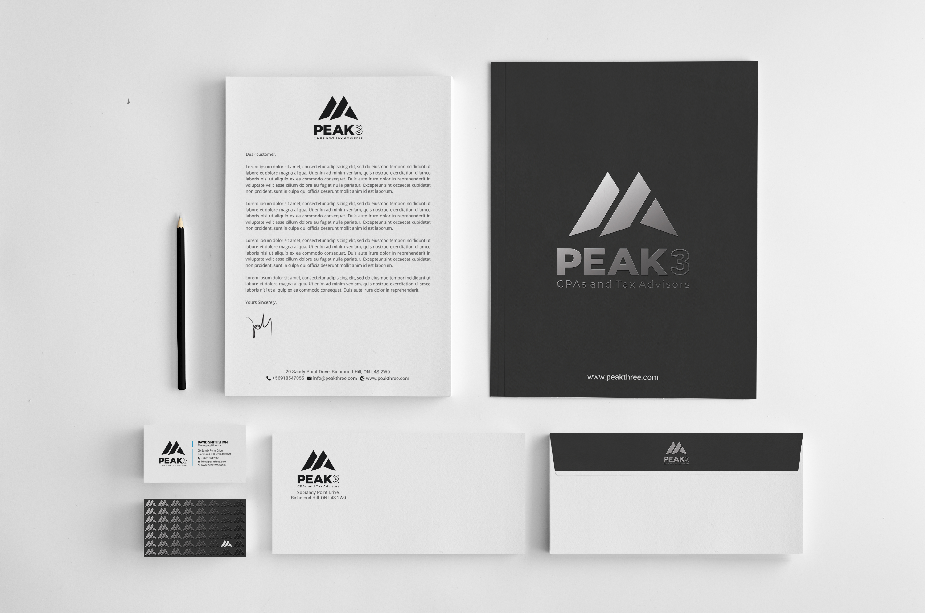 Stationery Design by R.design for Hunt Consulting PC | Design #27520433