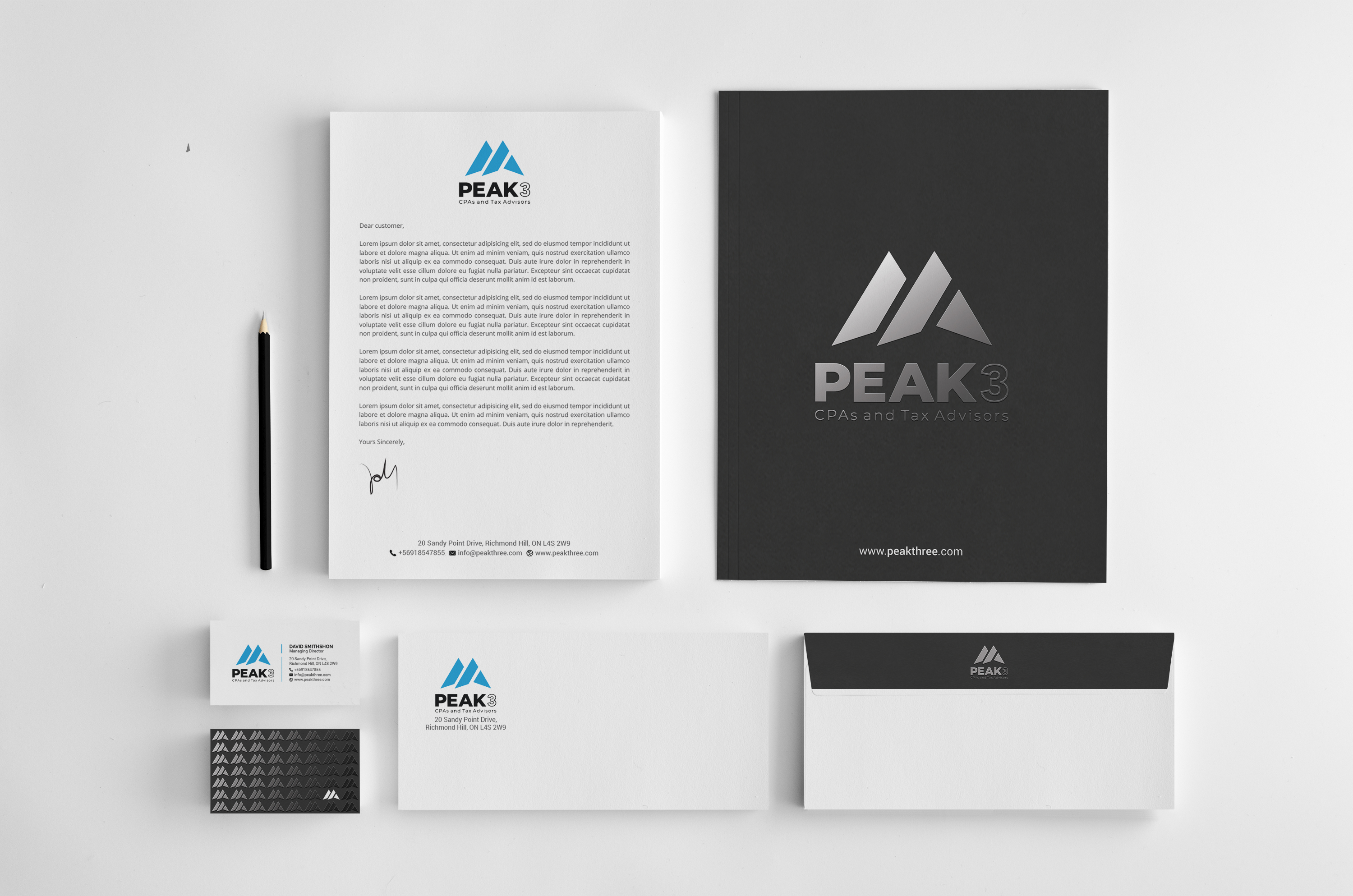 Stationery Design by R.design for Hunt Consulting PC | Design #27520475
