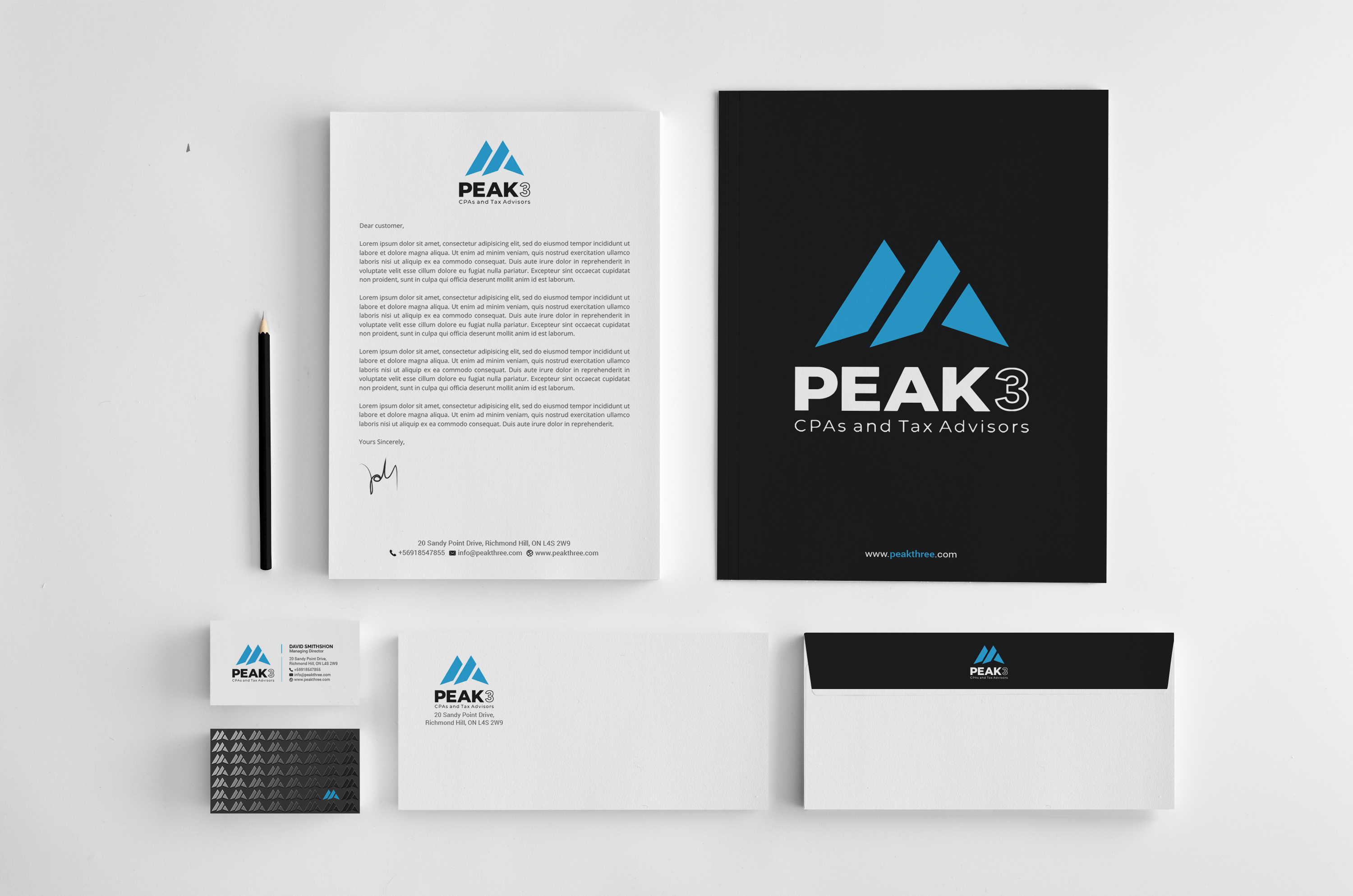 Stationery Design by R.design for Hunt Consulting PC | Design #27522316