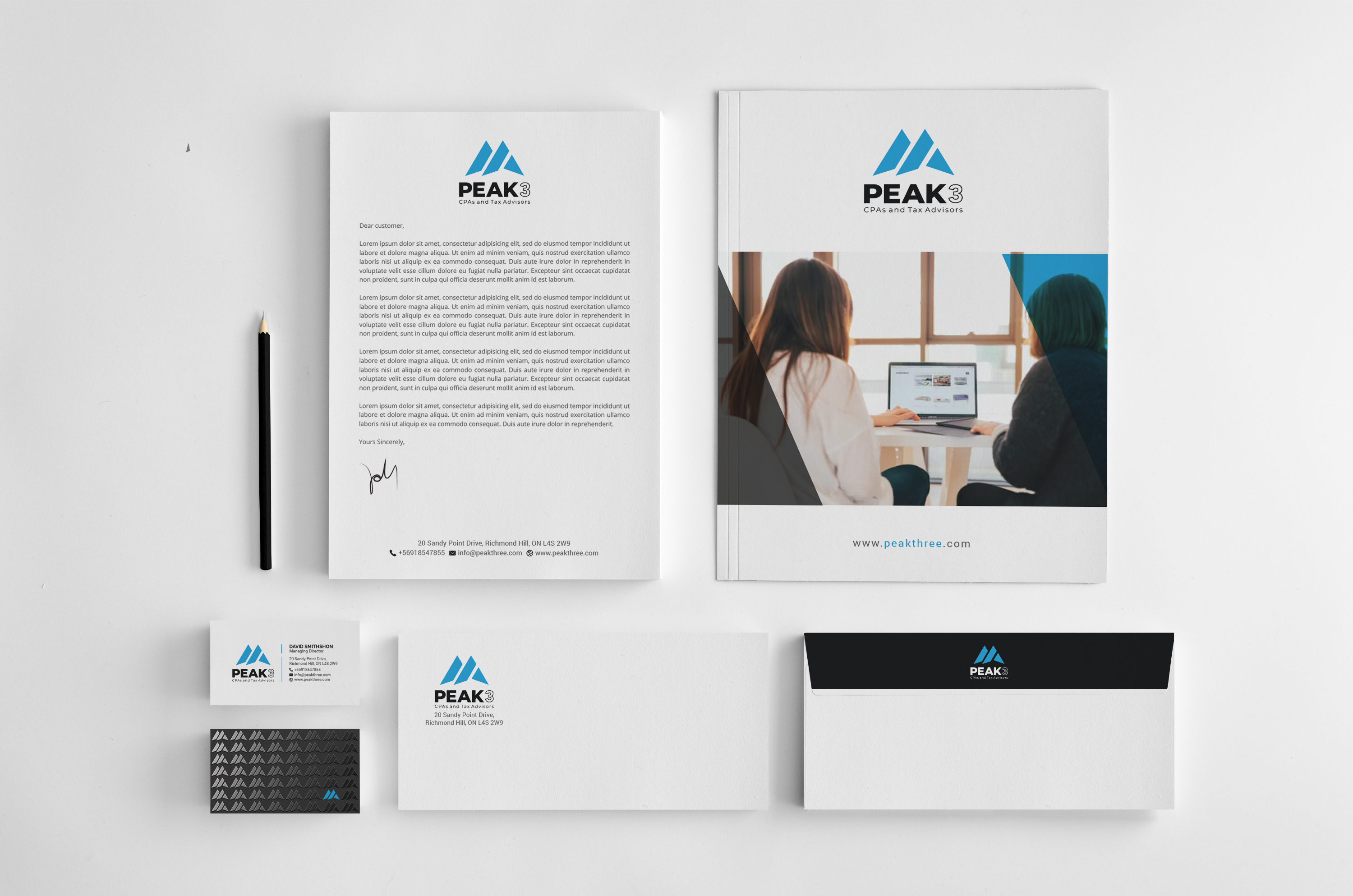Stationery Design by R.design for Hunt Consulting PC | Design #27528744