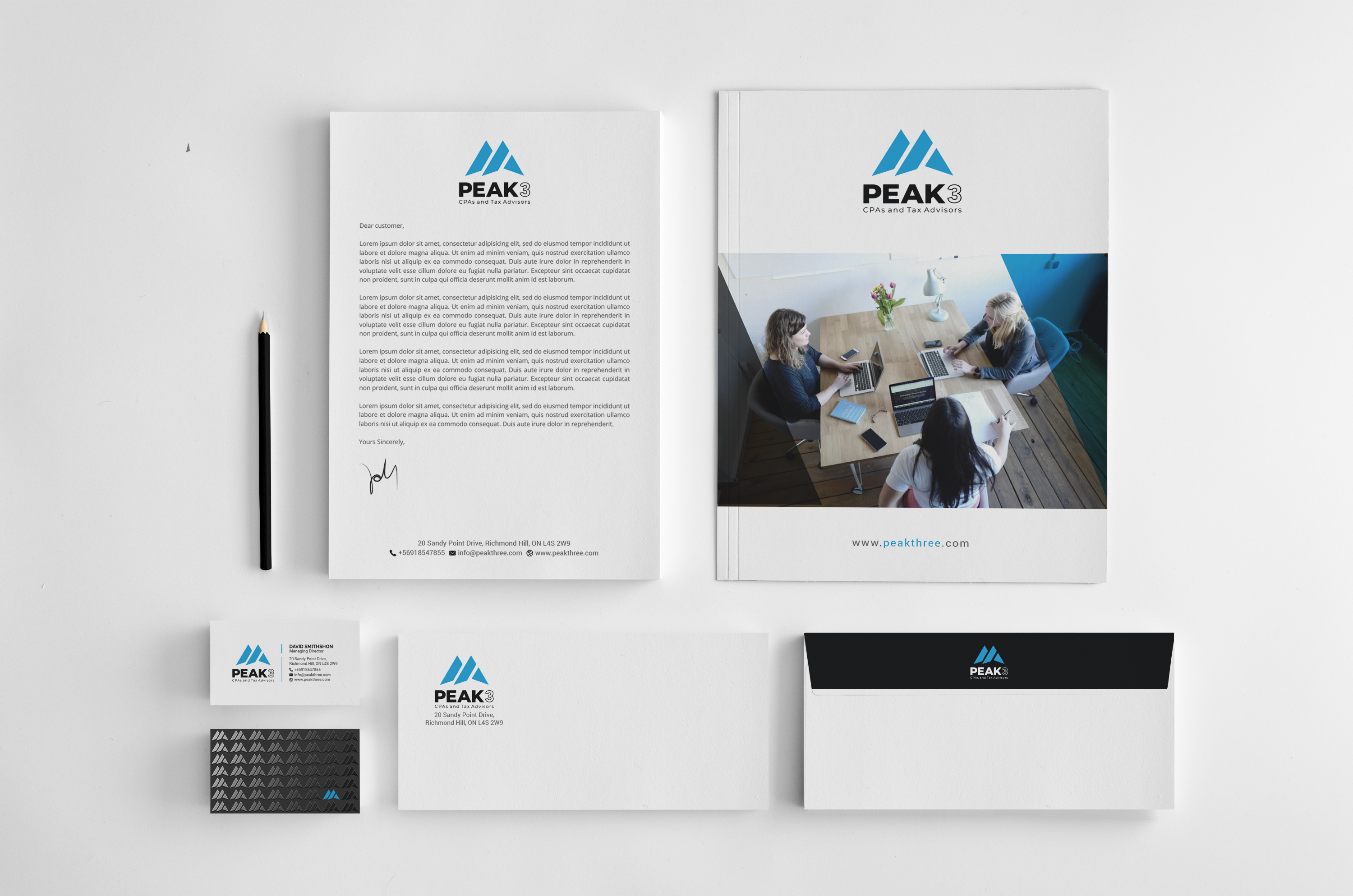 Stationery Design by R.design for Hunt Consulting PC | Design #27528763