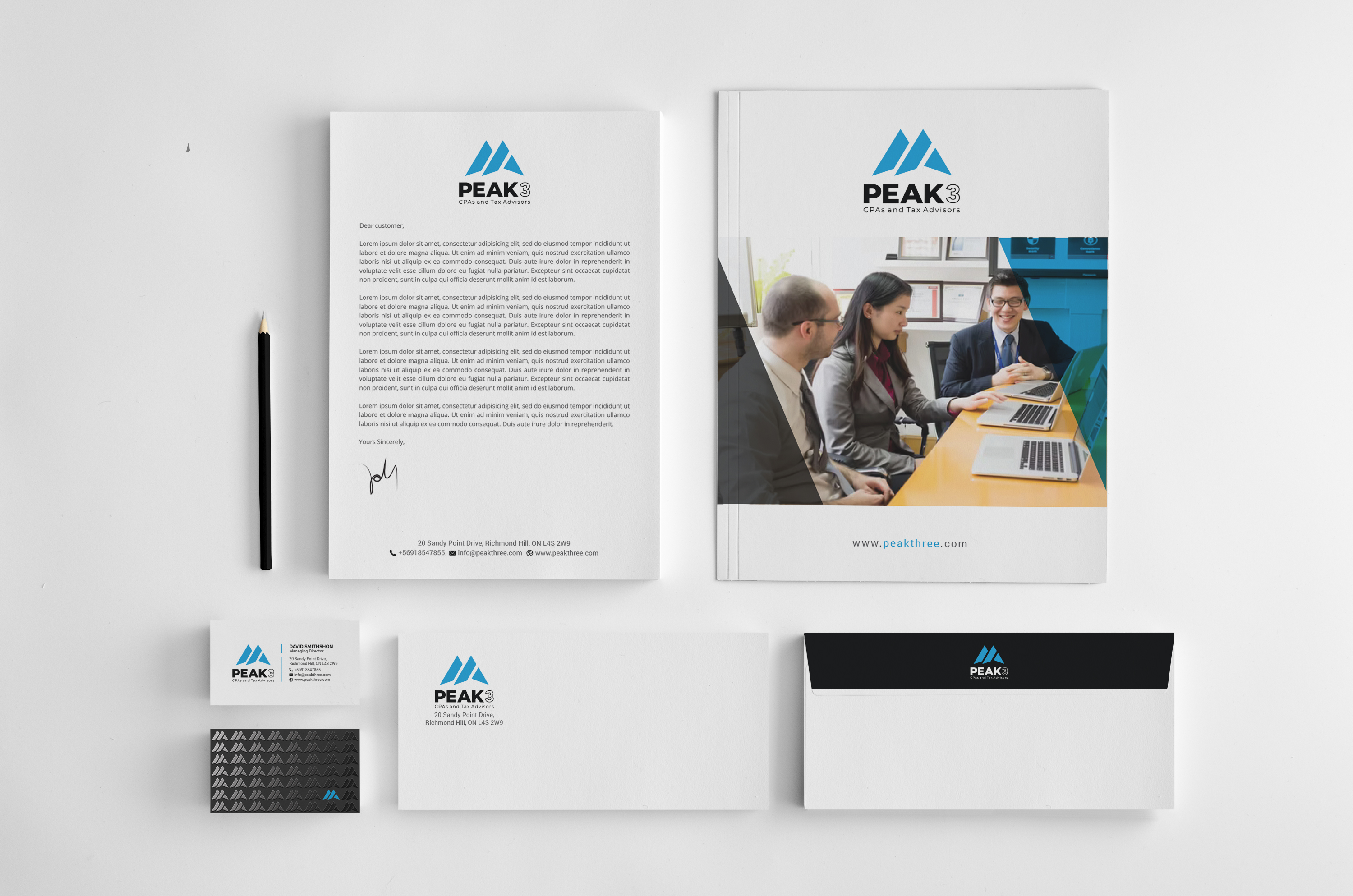 Stationery Design by R.design for Hunt Consulting PC | Design #27528821