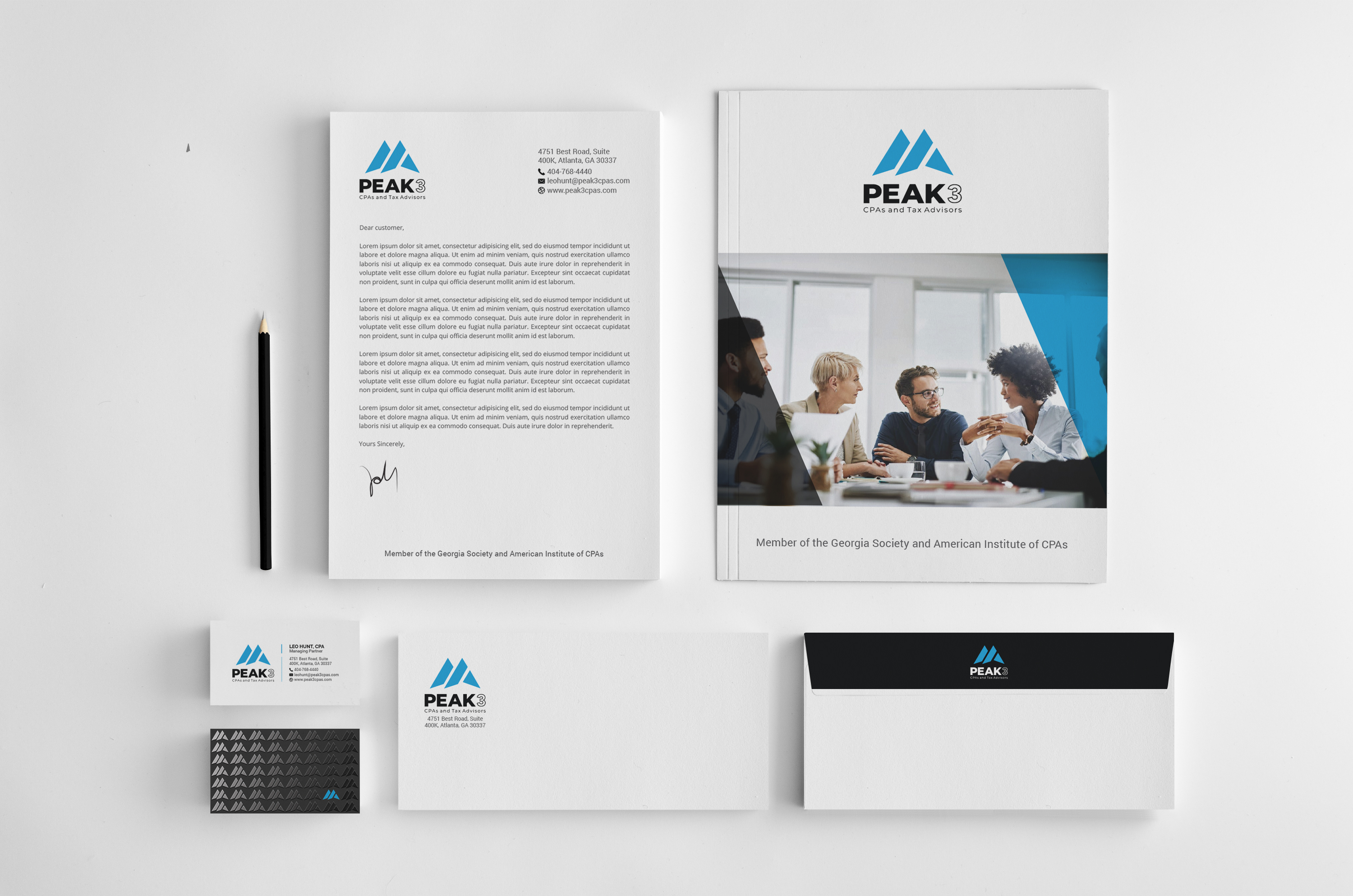 Diseño de Papelería por R.design para Hunt Consulting PC | Diseño #27530859