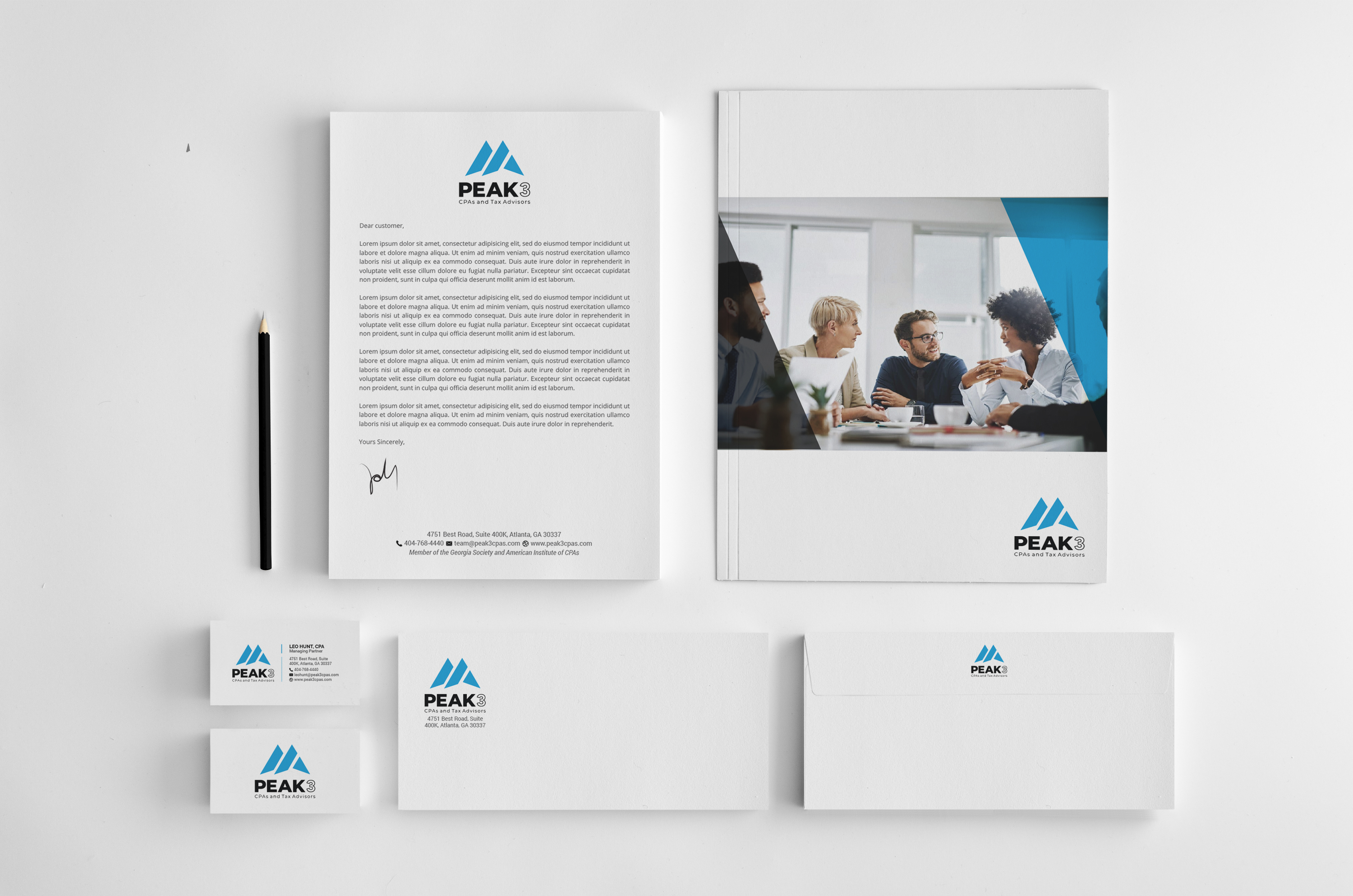Stationery Design by R.design for Hunt Consulting PC | Design #27534152