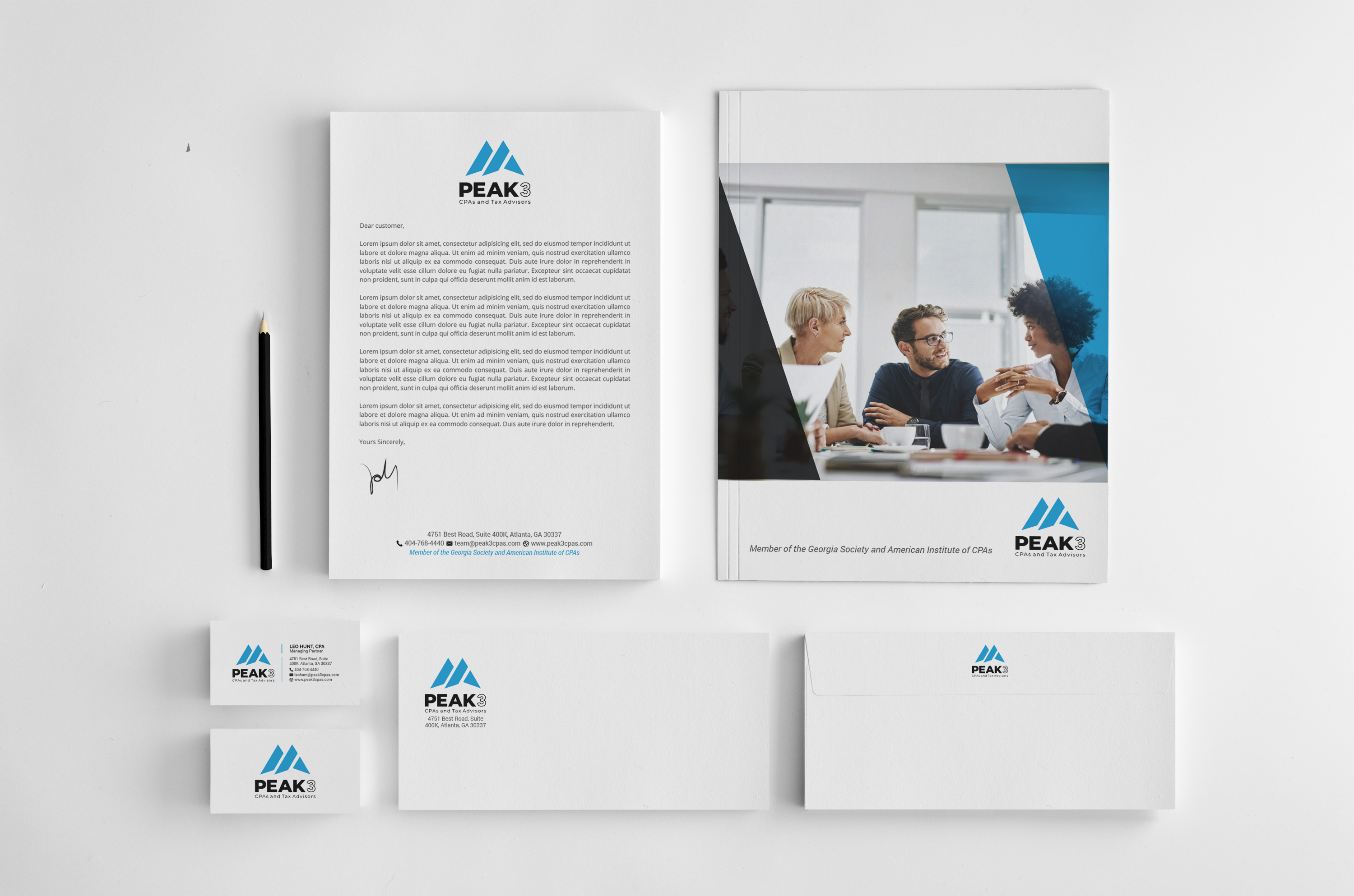 Stationery Design by R.design for Hunt Consulting PC | Design #27534215