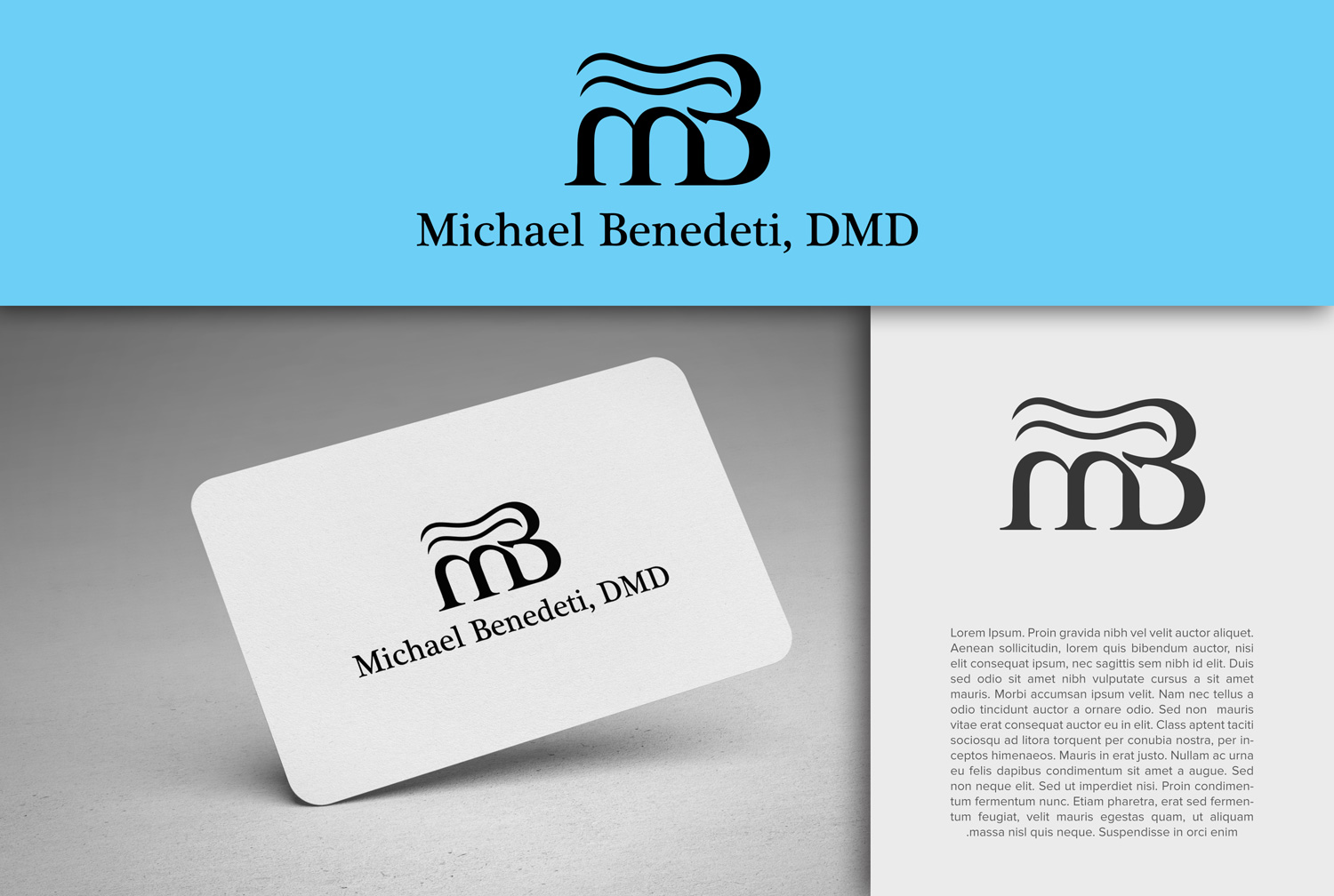 Logo Design by Indra Putra for Michael Benedetti, DMD, PA | Design #27417855