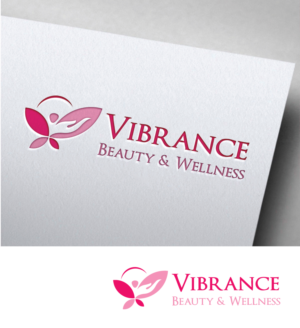 Vibrance Beauty & Wellness | Logo Design by HEAVEN ART