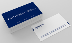 Diseño de Tarjeta de Presentación por INDIAN_Ashok para Thompson Wealth Management LLC | Diseño: #27418682