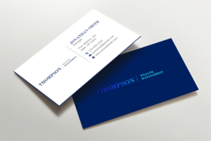 Diseño de Tarjeta de Presentación por LAXMI DESIGNHUB para Thompson Wealth Management LLC | Diseño: #27405225