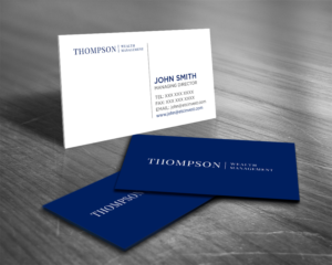 Diseño de Tarjeta de Presentación por Tripti Ranjan Gain para Thompson Wealth Management LLC | Diseño: #27414388