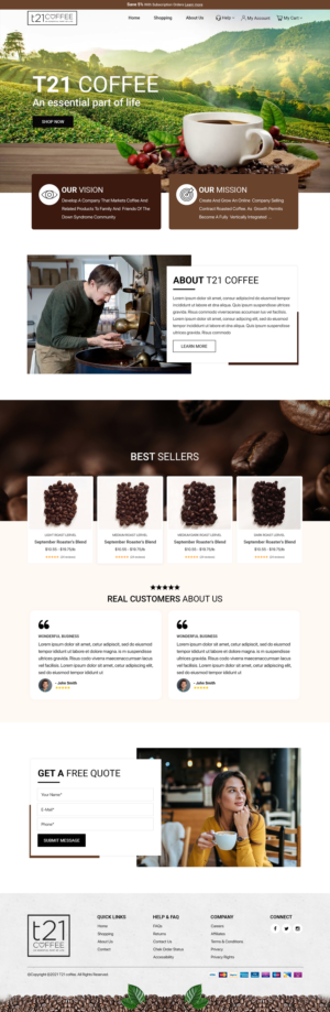 Web Design by Titan Eagle for this project | Design: #27408172