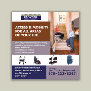 Frontier Access & Mobility Senior Voice | Advertisement Design by Maxo-Biz