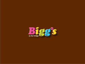 "Bigg's" should be the main focus with smaller text under it "at the bridge"  | Design de Logo par Atvento Graphics