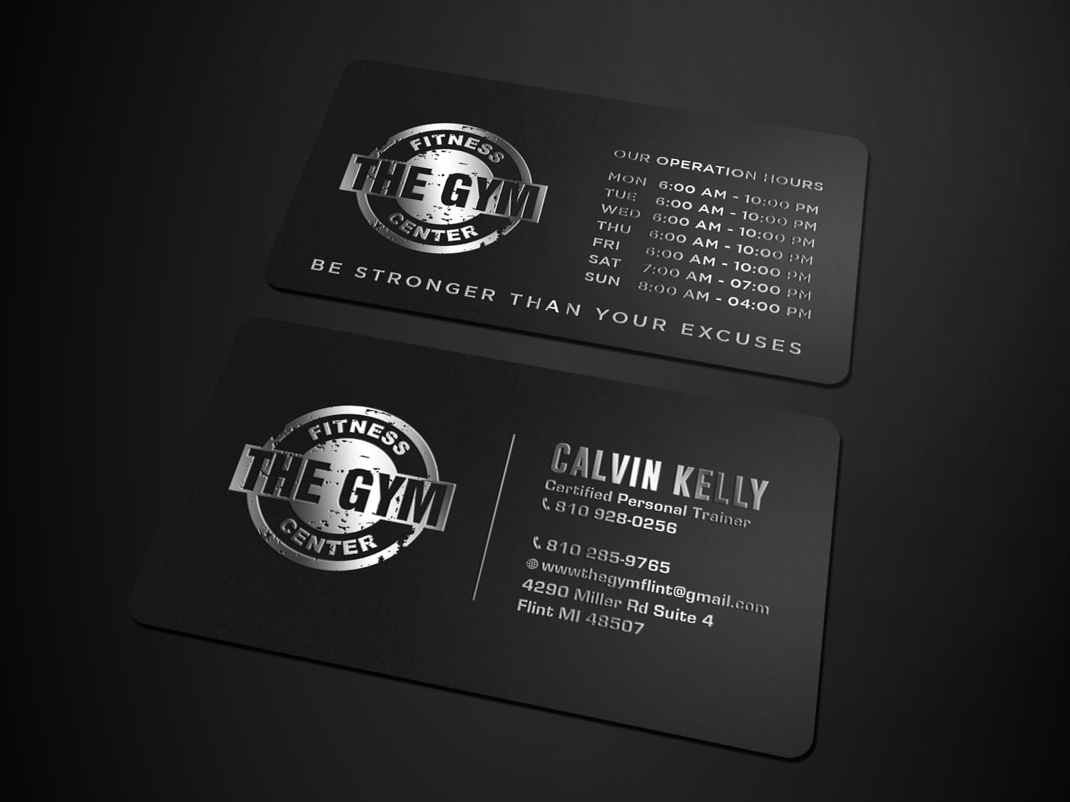 Diseño de Tarjeta de Presentación por Tripti Ranjan Gain para The Gym Fitness Center, LLC | Diseño #27406943