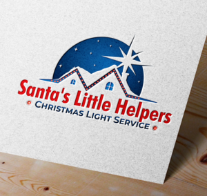 Santa's Little Helpers Christmas Light Service | Logo-Design von Aaaron
