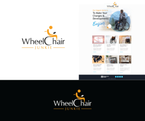 Wheelchair Junkie | Logo Design by Iris 3