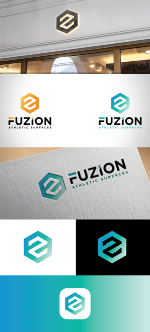 Fuzion Athletic Surfaces | Diseño de Logo por Blessing Angel